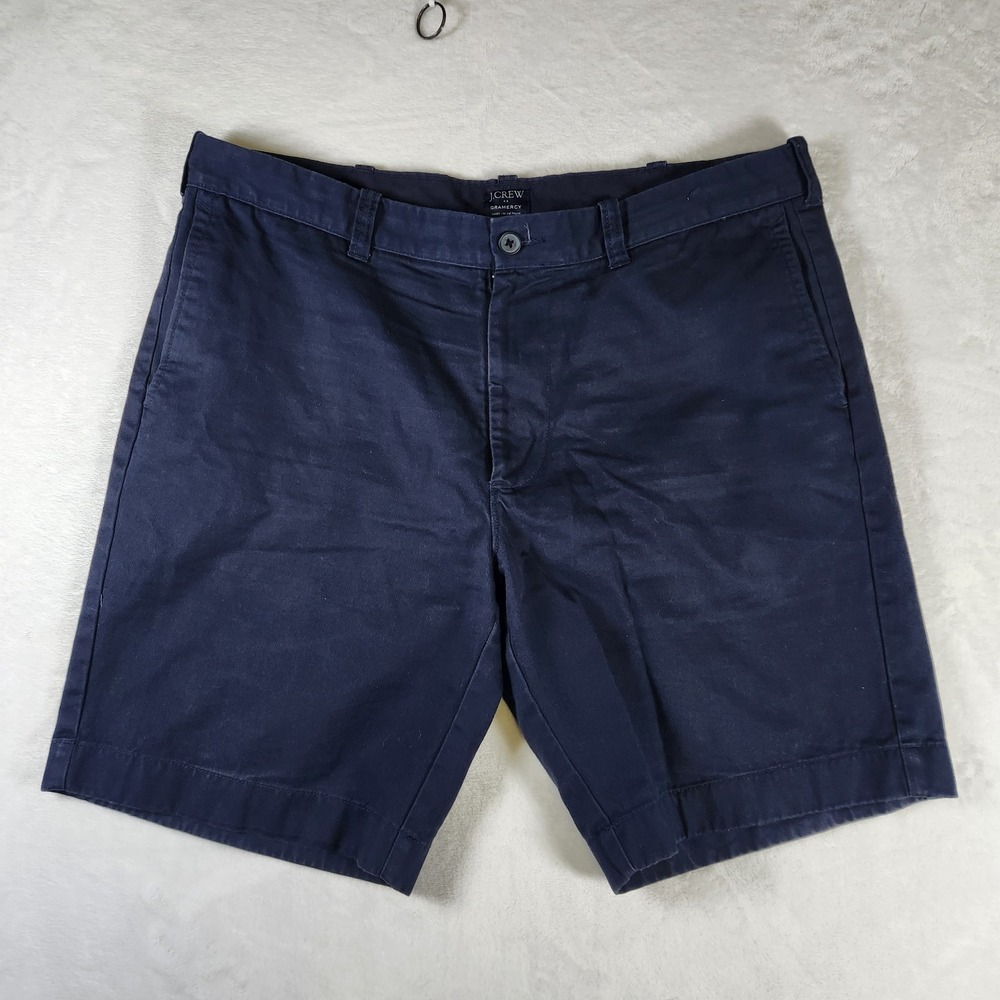 J.Crew Gramercy Chino Shorts Navy Blue Men's Size 36W